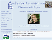 Tablet Screenshot of knihovnaknl.cz